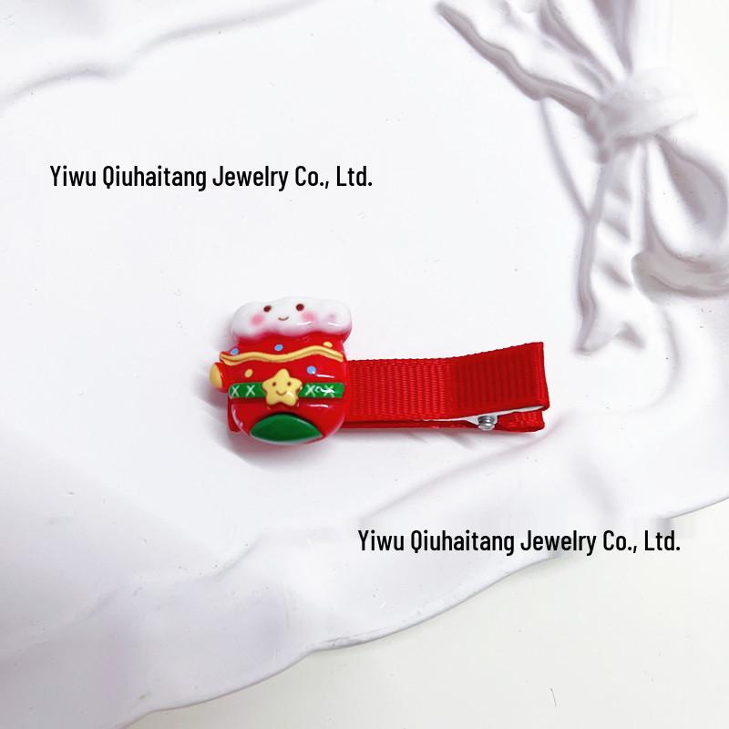 Christmas Hair Clip & Headband Set: Antlers, Snowman, Santa Claus Party Accessories