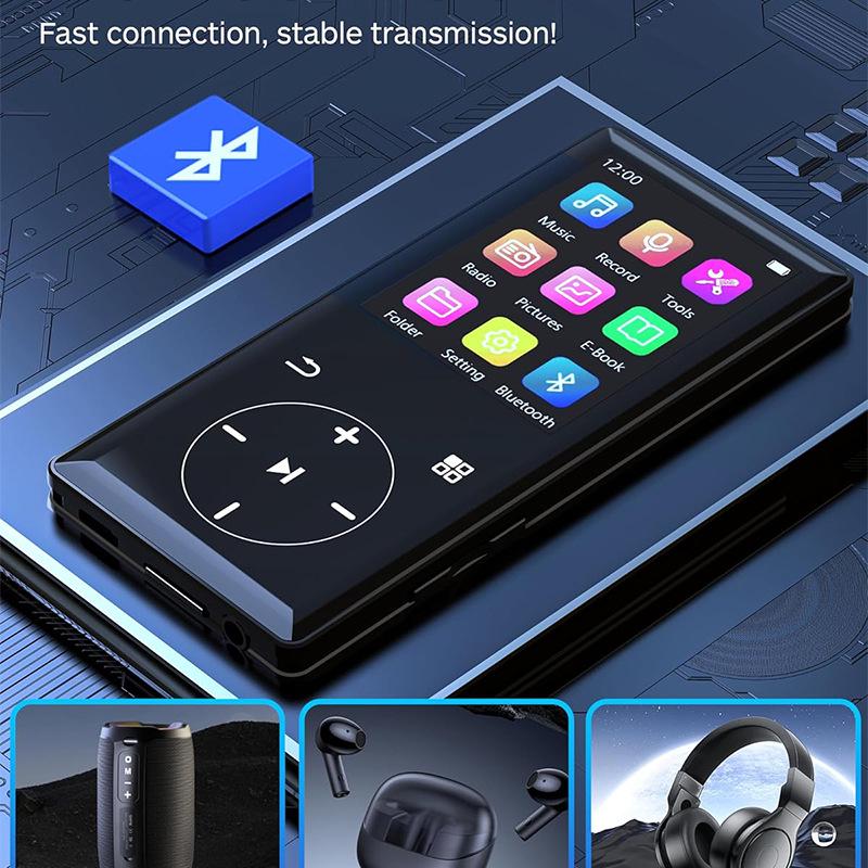 2026 Small Touchscreen Bluetooth MP3/MP4 Music Player - Portable and Hot Seller