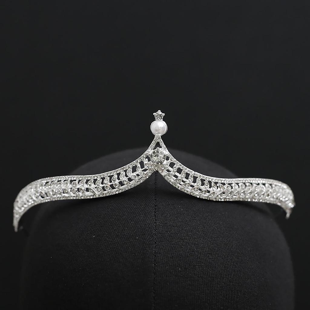 High-End Rhinestone Bridal Crown for Wedding, Birthday, Gala