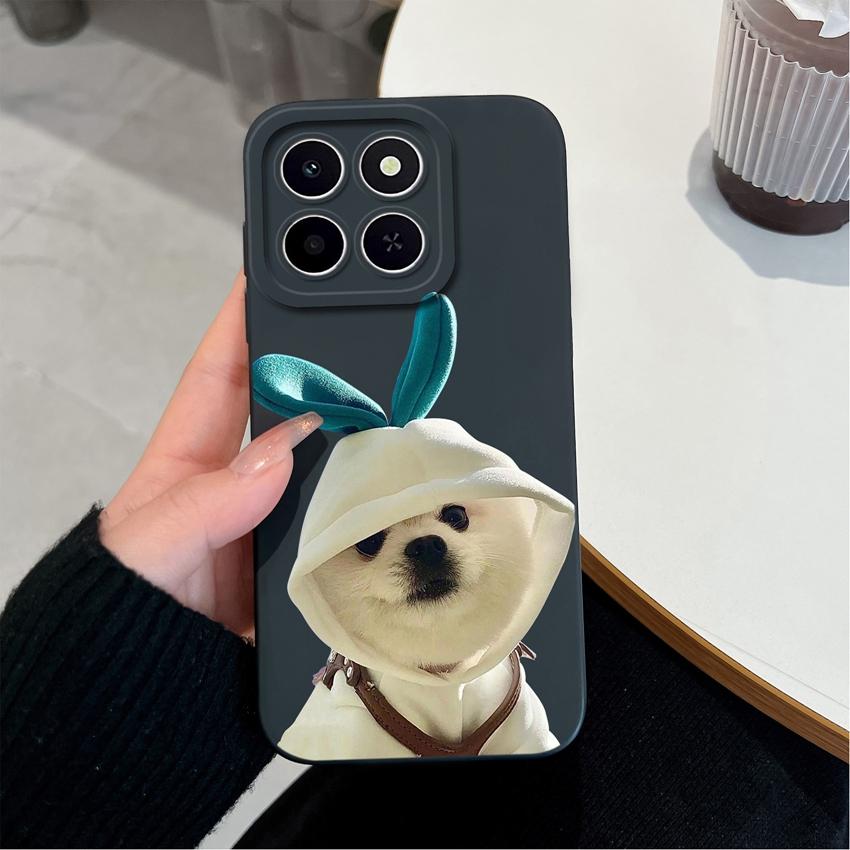 Für Huawei Honor X6C X7C 400 Pro Lite Handyhülle Hübsche rosa Wolkenmuster Flüssigsilikon Neu aufgerüstete Fallschutz-Schutzhüllen Für Huawei Hülle