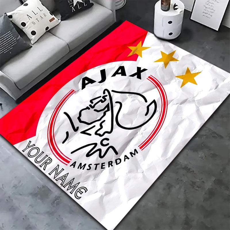 AFC Ajax Custom Name Carpet Rug for Living Room Bedroom Home Sofa Decoration,Kids play Non-slip Floor Mat
