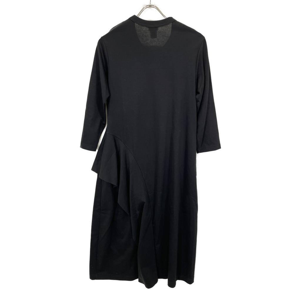 COMME des GARCONS Noir Kei Ninomiya Black 3J-T015 Frill Design One-Piece dress S blackUsed