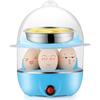 Compact Dual-Layer Stainless Steel Egg Steamer & Breakfast Maker