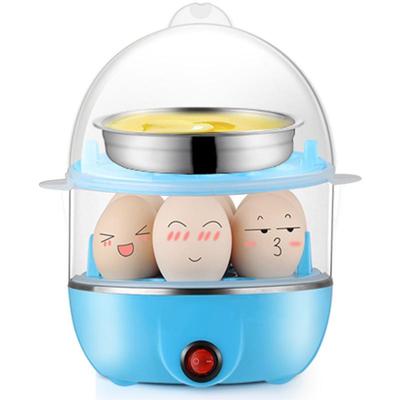 Vaporiera per Uova e Preparatore per la Colazione Compatto a Doppio Strato in Acciaio Inossidabile