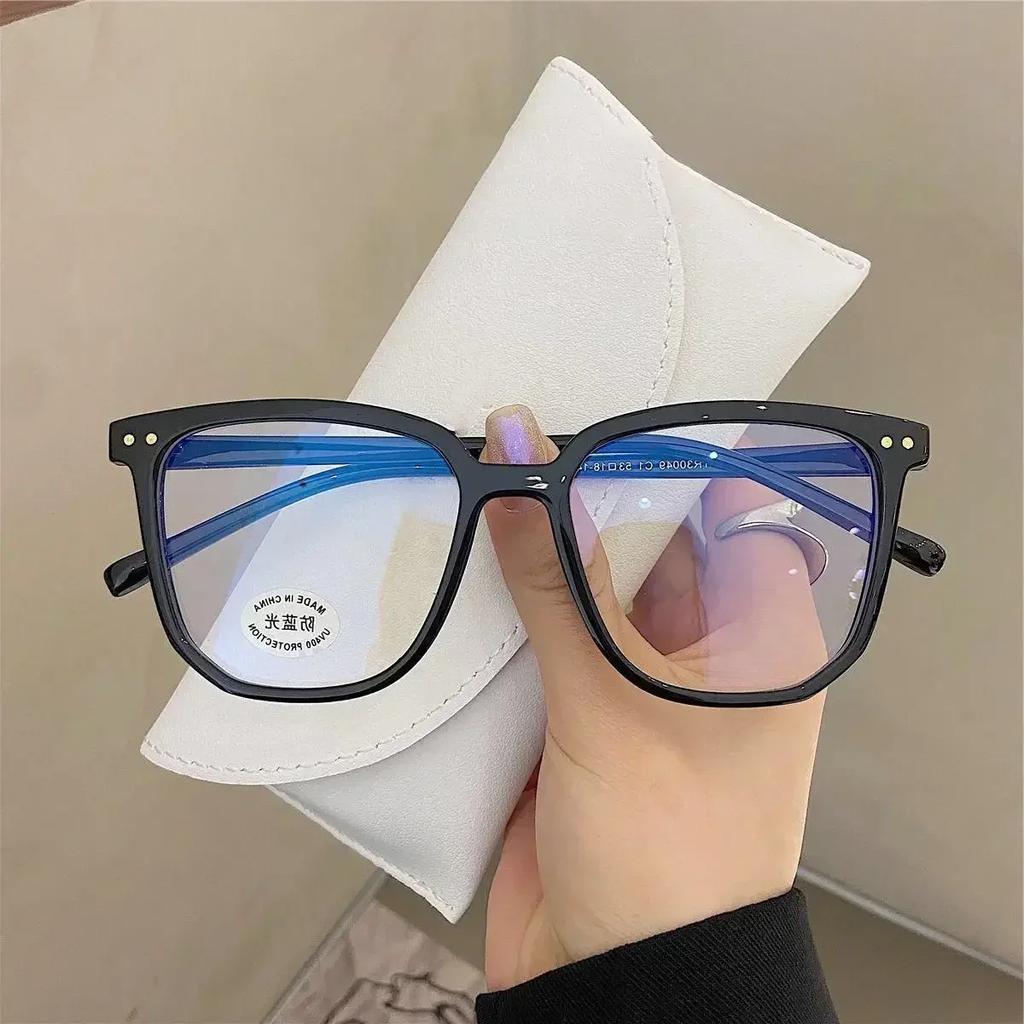 Ultra Light Oversized Myopic Glasses Blue Light Blocking Short Sight Eyeglasses Fashion Minus Diopter Eyeglasses 0 To -6.0