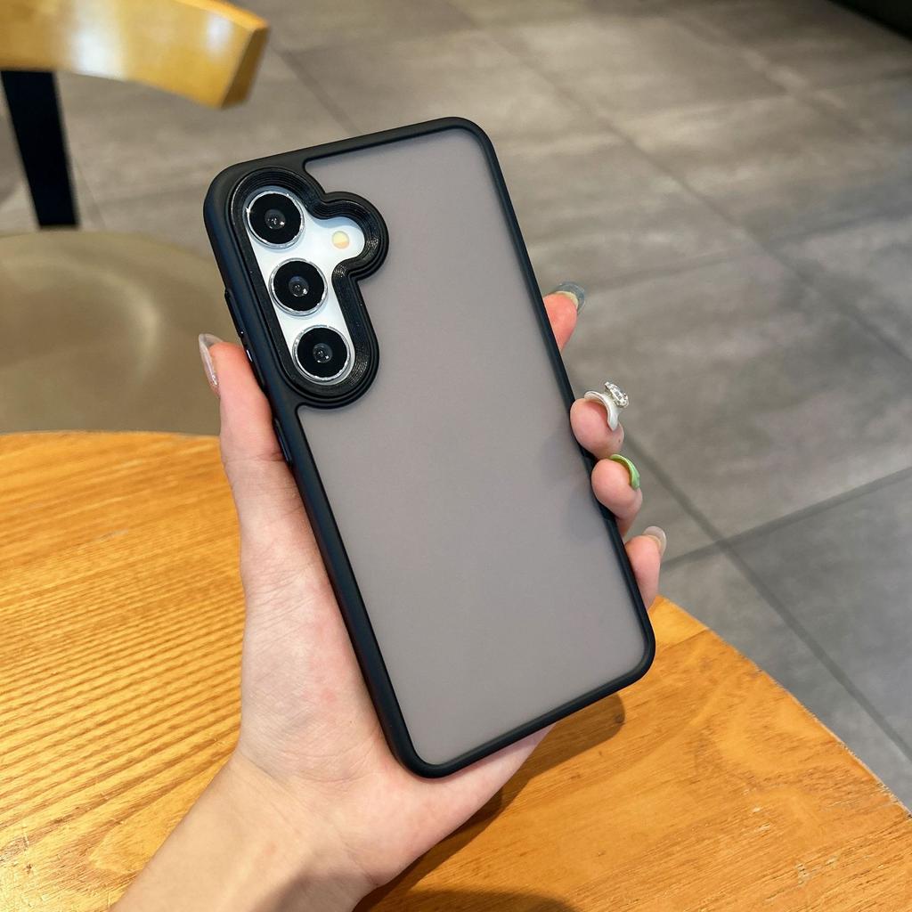 Applicable To Samsung S25ultra High-quality Matte Skin-sensitive Magnetic Mobile Phone Case S24plus Excellent Shield Anti-drop Hard Cover