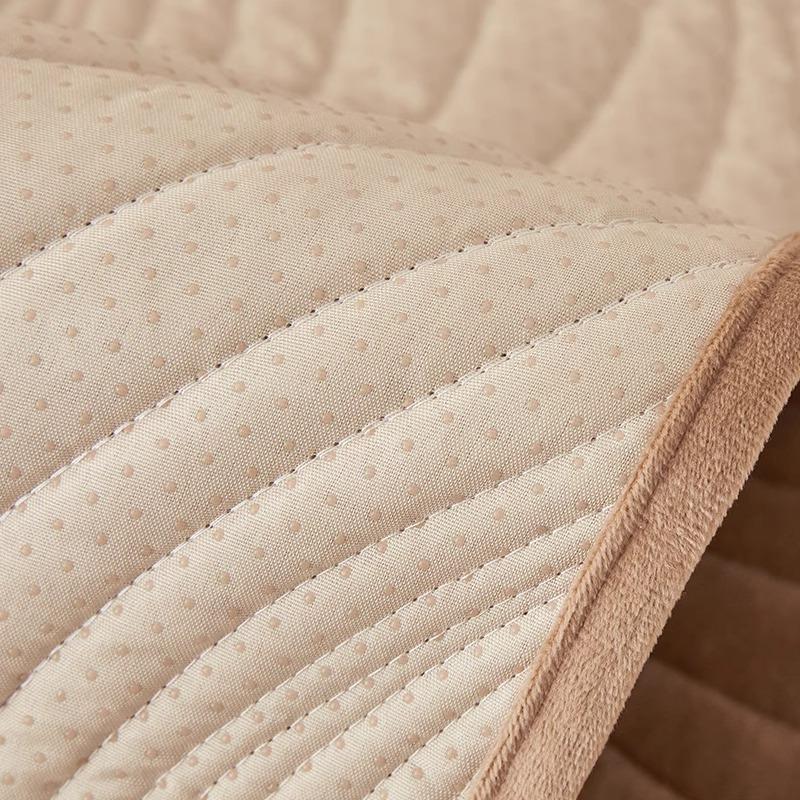 Plush Sofa Cushion Thickened Non-Slip Winter Minimalist Modern High-End Bunny Cashmere Cushion Sofa Cover Cloth Cover Cover