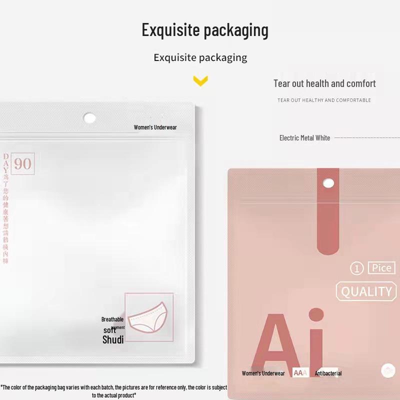 Women's Mid-Waist Pure Cotton Menstrual Underwear - Breathable, Anti-Leakage Briefs for Girls & Ladies