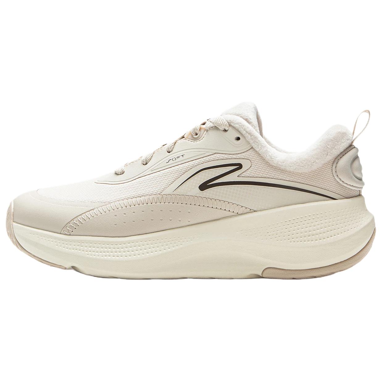 Li-Ning Sports Lifestyle Series Trendy Low-Top Casual Shoes Women sneakers Oatmeal-Gray AGLV180-2 36⅓