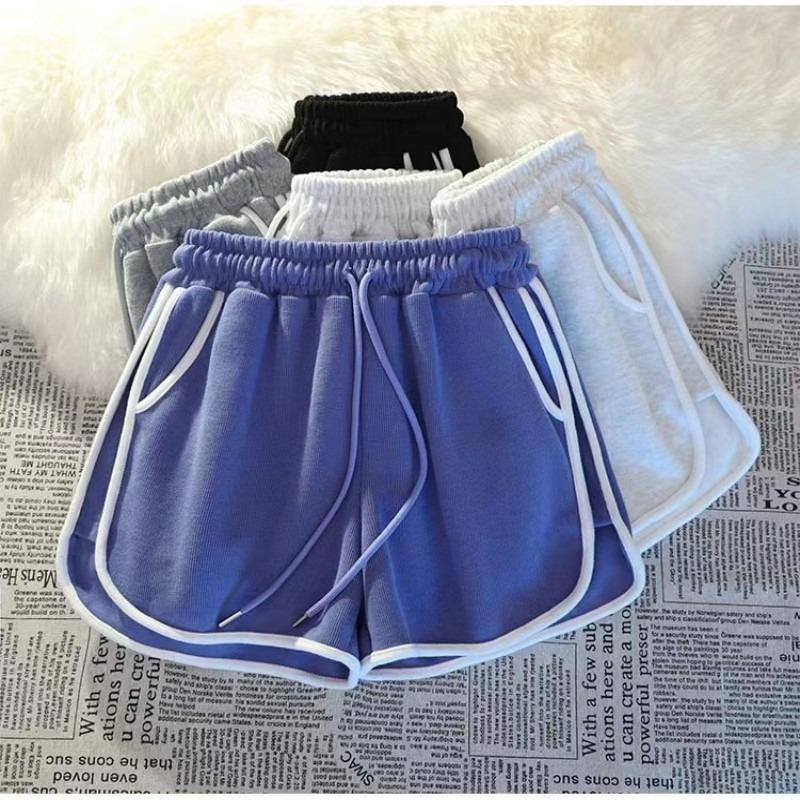 

Спортивные шорты для девочек, новые летние с высокой талией, свободные, тонкие, повседневные, большого размера 5XL королевский синий