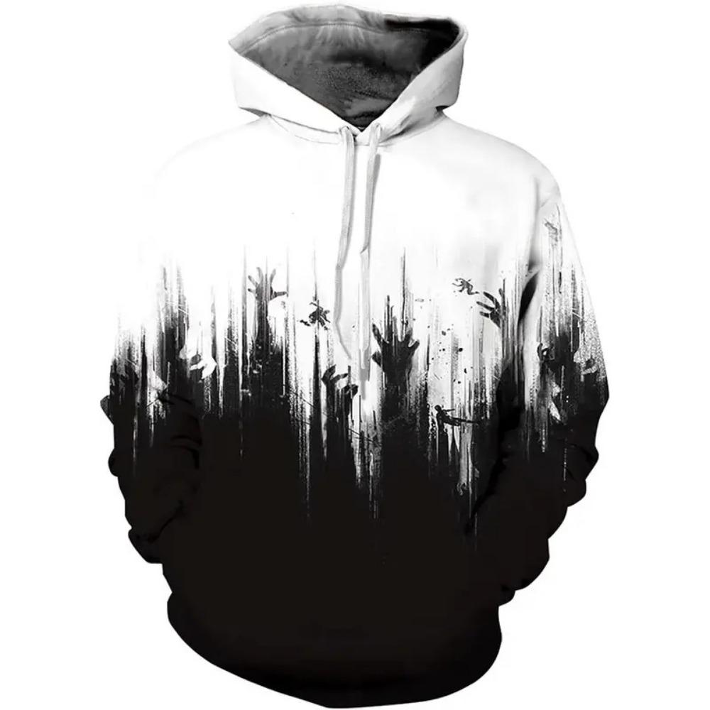 Spring Autumn Fashion Animal Men s Hoodie 3D Print Sweatshirt Hoodie Street Casual Sweatshirt Men s Oversized Unisex Clothing S