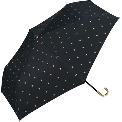 Sun Gold Petit Black Light UV UPF Heat Rain or Folding Perfect for and Stylish and Cute for Product [2025] Wpc. Umbrella, Heart, Mini, (100% Blocking,