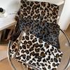 Retro Leopard Print Scarf for Women Winter New Trendy Millennium Hot Girl High End Thickened Cold Proof and Warm Knitted Scarf