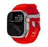 Szilikon szíj Apple Ultra 3 2 1 49MM-hez Sport szíj Iwatch Series 11 10 9 8 SE 3 46mm 45MM 41MM 44MM 42MM-hez Légáteresztő szíj