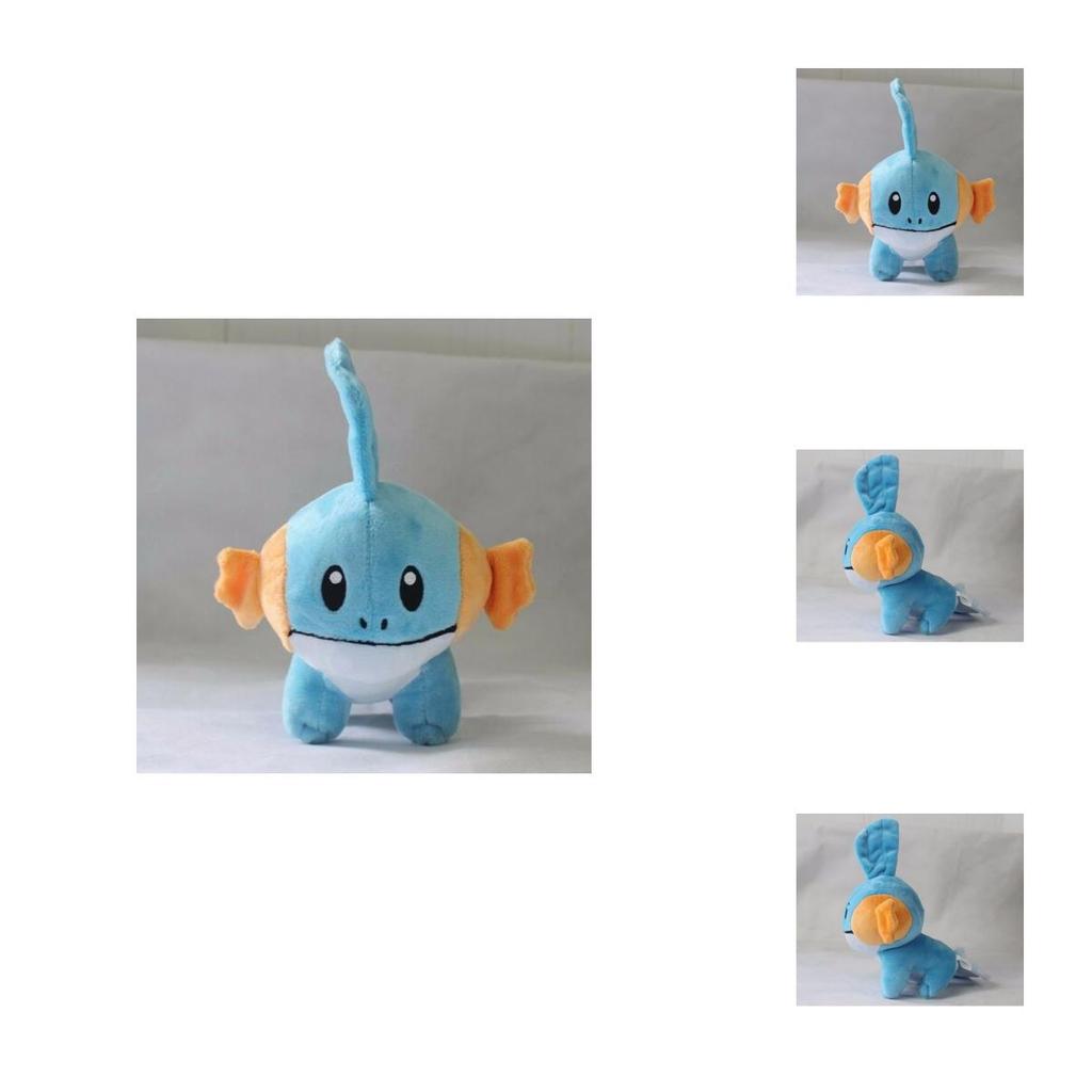 Urocza i Przytulna Pluszowa Zabawka Pokemon Mudkip z Najwyższej Jakości Miękkim Puszystym Materiałem 7"/18cm