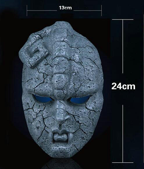 new Horror Phantom Blood Stone Headwear Mask Anime JoJo Cosplay Bizarre Adventure Costume Accessories Helmet For Halloween