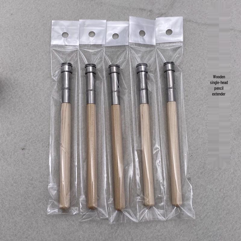 

Dual-Ended Metal Pencil Extender and Grip for Sketching