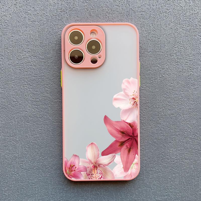 Lily Orchid Flower Bloom Luxuriantly Phone Case For iPhone 15 16 14 Pro Max Plus 13 12 Mini 11 Pro Max XS XR X 7 8 SE2 Covers