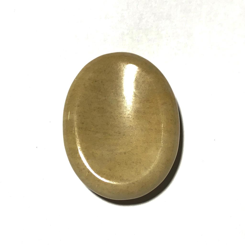 Pietra Portafortuna in Quarzo Rosa da Premere sul Palmo, 35x45mm Pietra Naturale Massaggiatore per il Pollice.