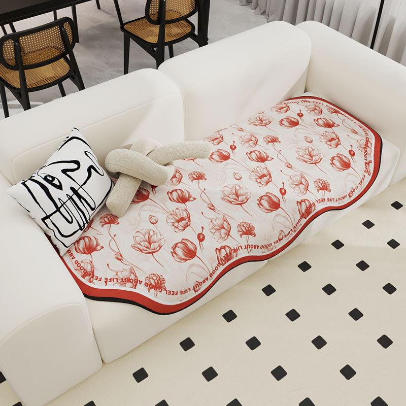 

Необычная подушка для дивана из кроличьего меха, китайская классическая высококачественная подушка, противоскользящая ткань для чехла на диван 90*90cm