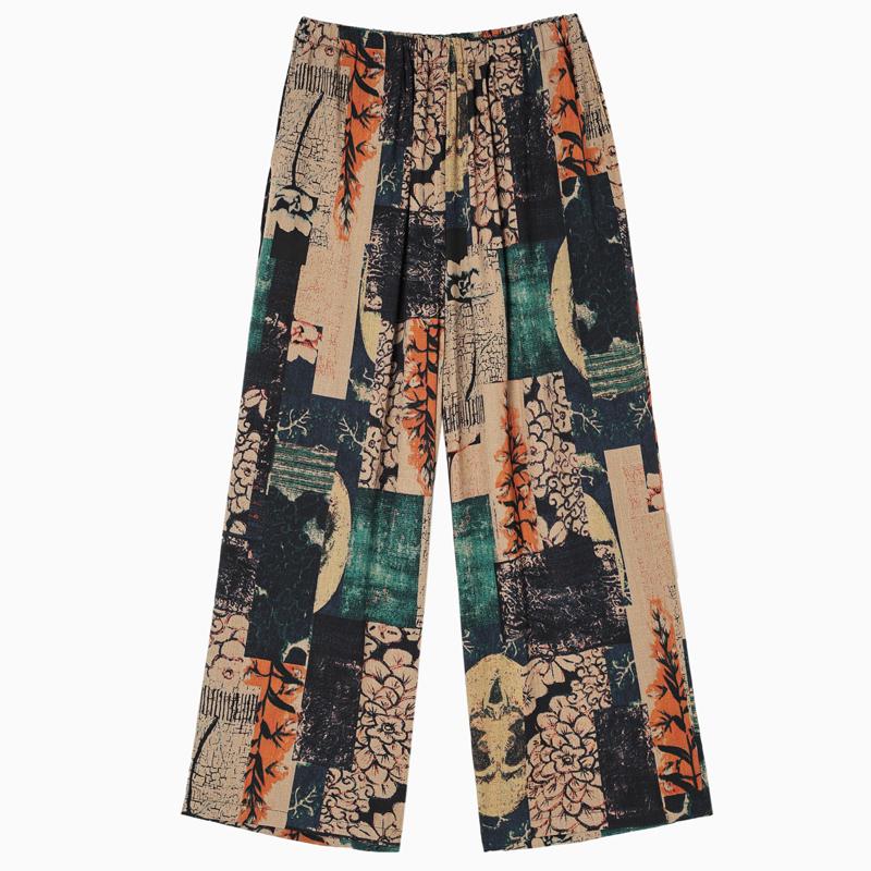 Women's Plus Size Printed 2-Piece Set – Casual Short Sleeve Summer Outfit (XL-5XL)