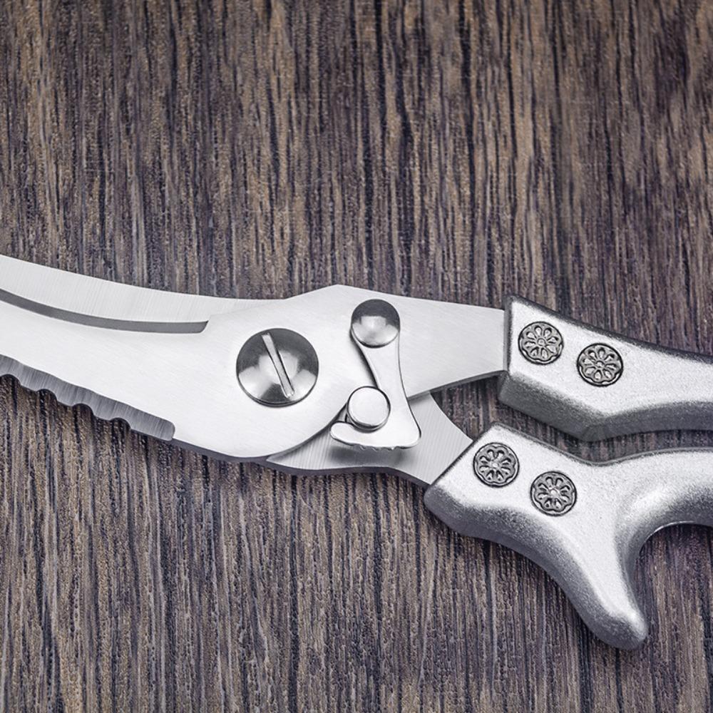 Stainless Steel Kitchen Shears Labor-saving Chicken Bone Kitchen Scissors Food Scissors Meat