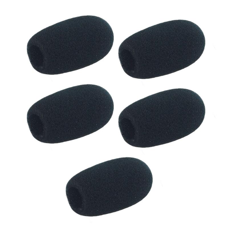 

5PCS Mic Foam Covers High Density Sponges Windshield Protectors Eliminate Background Noise Business Meetings Speaking