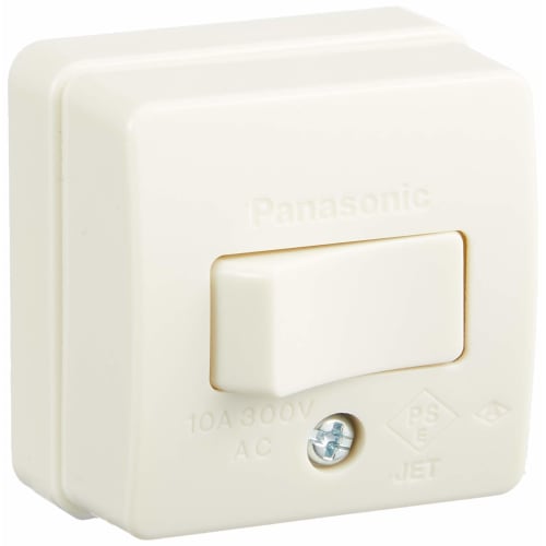 Panasonic 10A square tumbler switch C 3 ways WS3002W