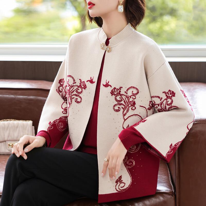 

QianLian Женский осенний новый кардиган в китайском стиле L