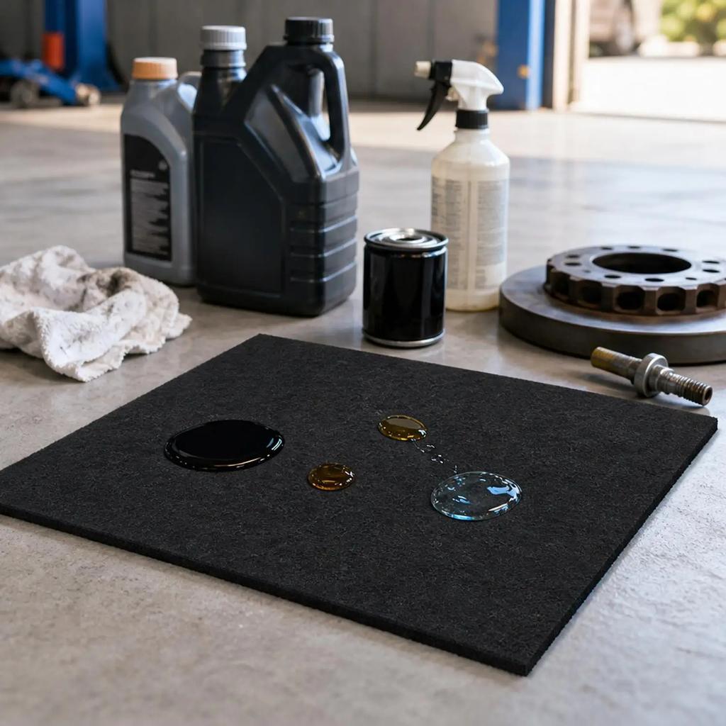 Universal Oil Change Anti-Splash Pad Resist Engine Oil Coolant Brake Cleaner Gear Oils Garage Oils Drip Mat for Car Maintenance