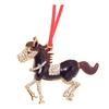 Pony Vánoční ozdoba Kamínková Zvěrokruh Kůň Přívěsek pro Dekoraci Stromku Třpytivý Sváteční Přívěsek Kůň pro Štěstí Tématická Dekorace