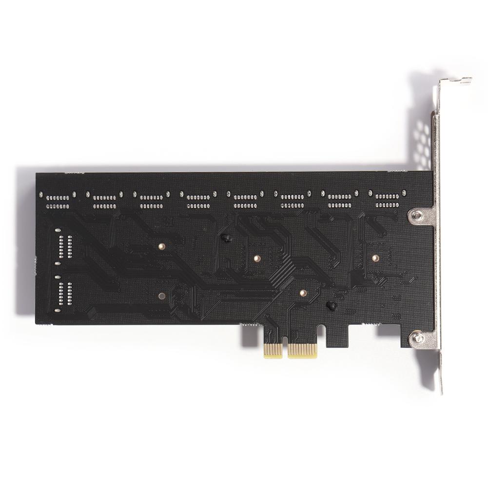 16 Port PCIE PCIE Expansion Card PCIe Controller Adapter High Speed PCIe SATA3.0 Adapter 6Gbps for Desktop PC