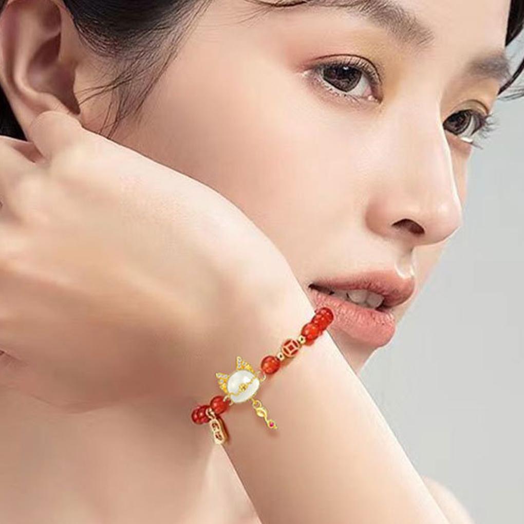 Dragon Bracelet Embrace Power Of Chinese New Year Luck Thoughtful Gift Alloy New Chinese Dragon Bracelet For Women, Type 3