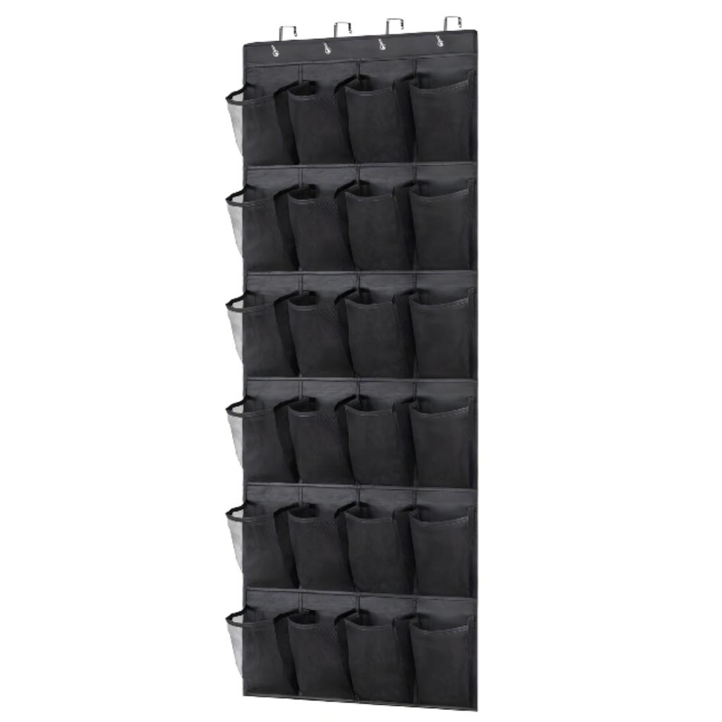 Wall Mounted Storage Bag  Mesh Shoe Storage Bag Hanging Bag For Miscellaneous Items Behind The Door Shoe Organizer
