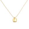 French Personality Titanium Steel Clavicle Chain Women'S Light Luxury Geometric Square Lace Pendant Women'S Necklace