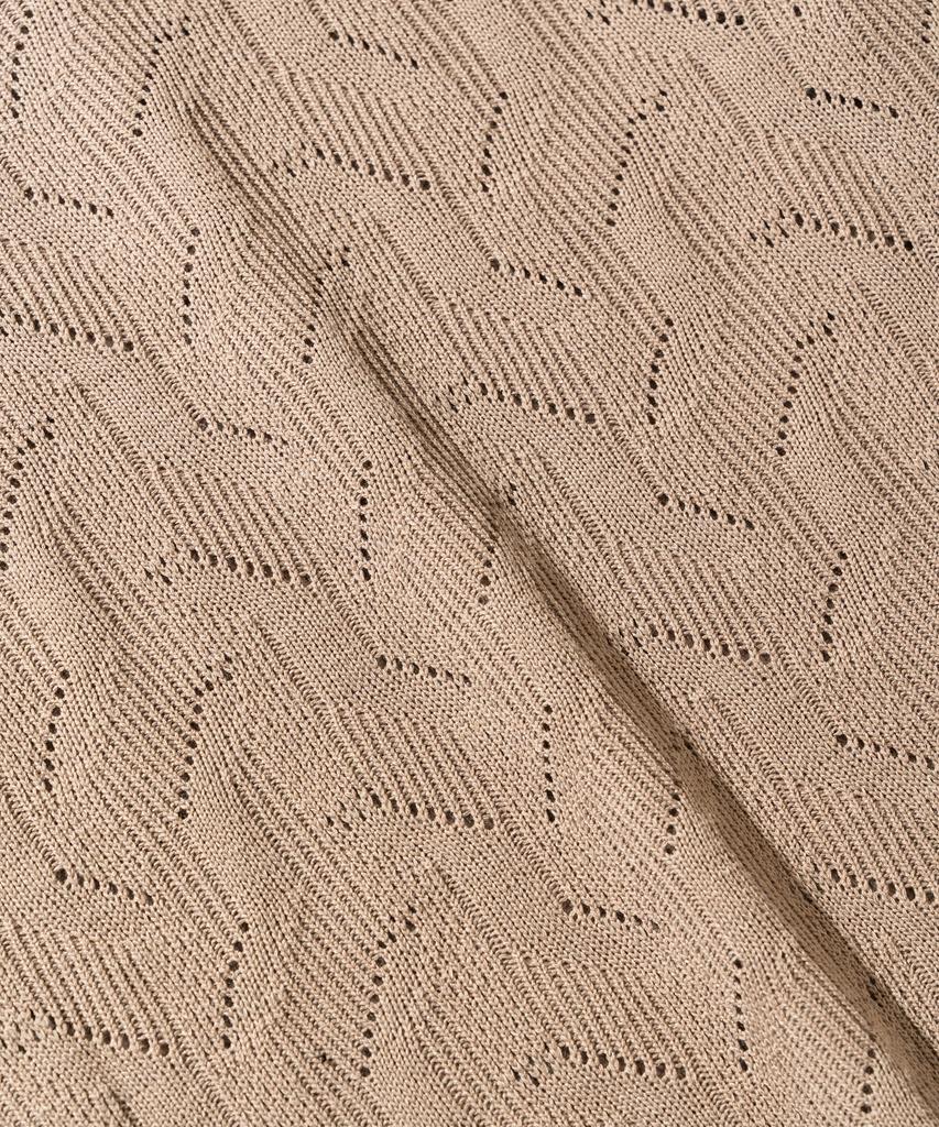 VASTIC Comb Pattern Knit_Beige