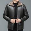 Genuine Leather Down Jacket Men's Removable Lining Sheepskin Jacket Men's Leather Jacket