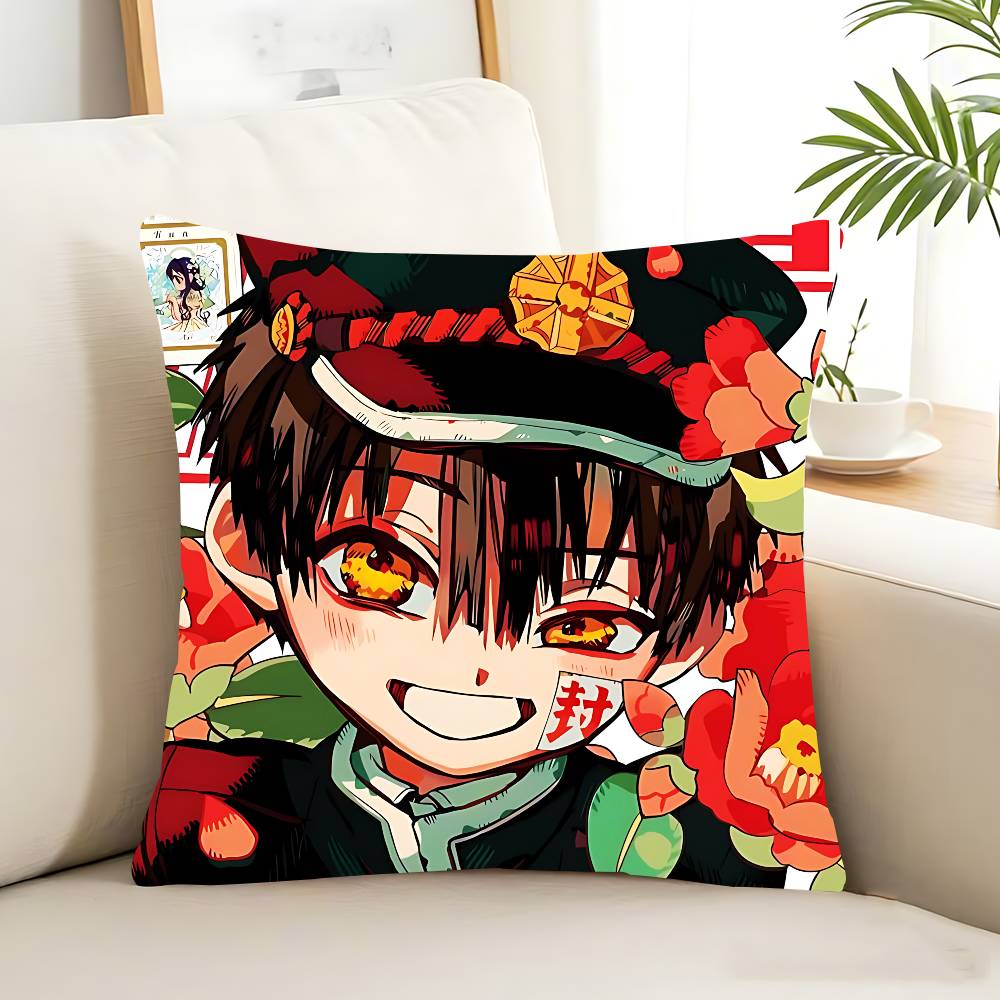Toilet Bound Hanako Kun Pillow Case Removable Washable Cushion Cover – All-Season Soft Linen