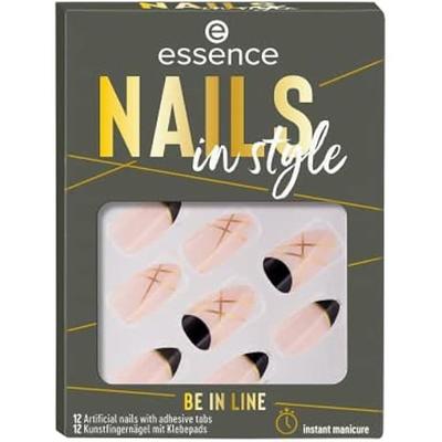 False Nails - ESSENCE - NAILS IN STYLE 12 BE IN LINE - Pink - Easy To Apply - Perfect Manicure
