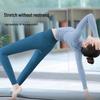 Women's Slimming Autumn Winter Yoga Set: Half High Collar Long Sleeve Top for Pilates & Fitness