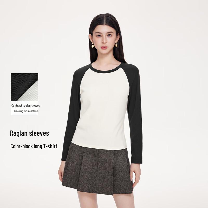 FivePlus Women s Color-Block Long-Sleeve T-Shirt S