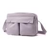 New Waterproof Nylon Cloth Niche Simple Multi-Compartment Printable Logo Bag Women'S Versatile Shoulder Messenger Bag