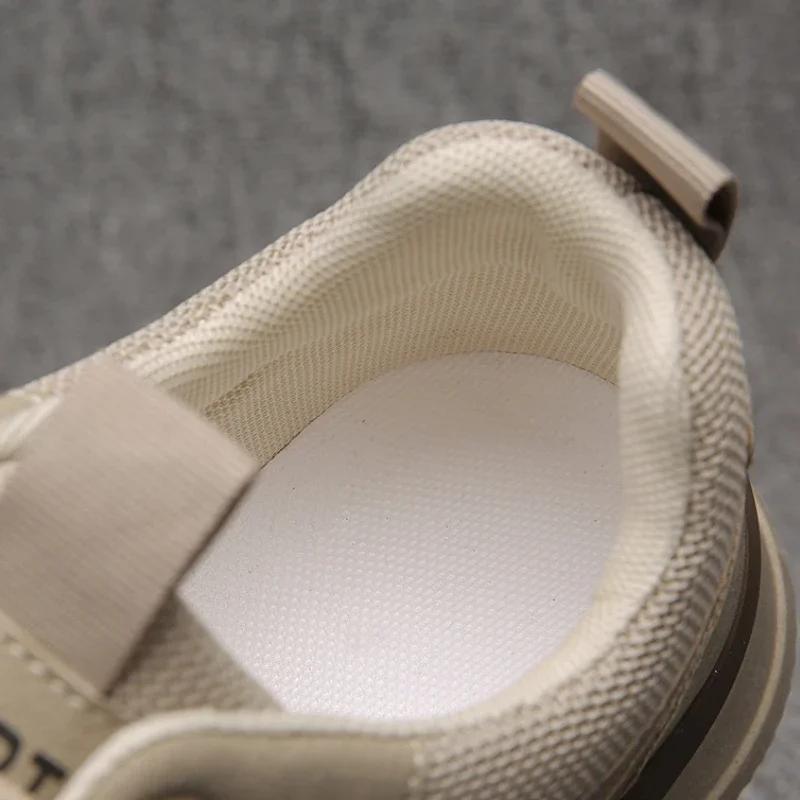 New Men's Sneakers Mesh Breathable Running Shoes Male Outdoor Casual Sports Shoes Fashion Suede Platform Men Shoes tenis hombres