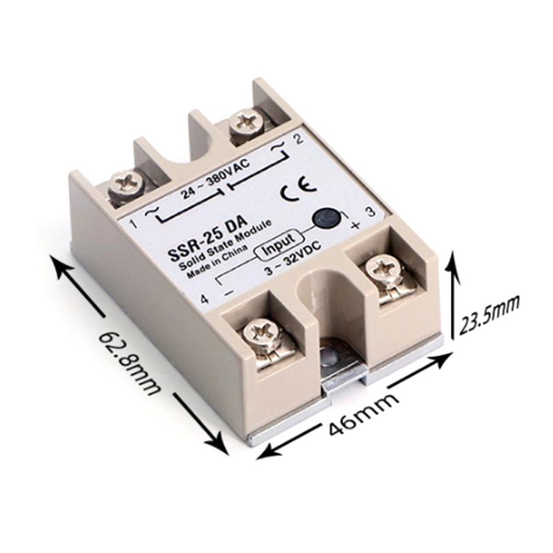 REX-C100FK02-V*DN Intelligent Temperature Controller SSR Output + SSR-25 DA +M6 1M Cable 3Pcs Set