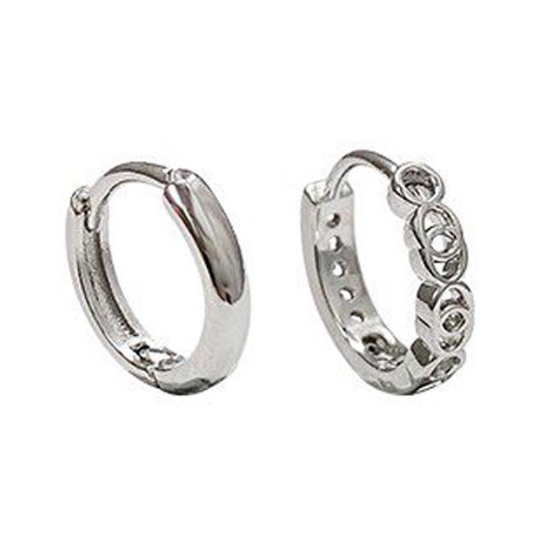 Asymmetrical Cubic Zirconia Ear Cuff: Elegant, Versatile Design for Trendy Couples