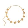 Ethnic Style Body Chain Alloy Belly Chain Fashion Flower Waist Chain  Women