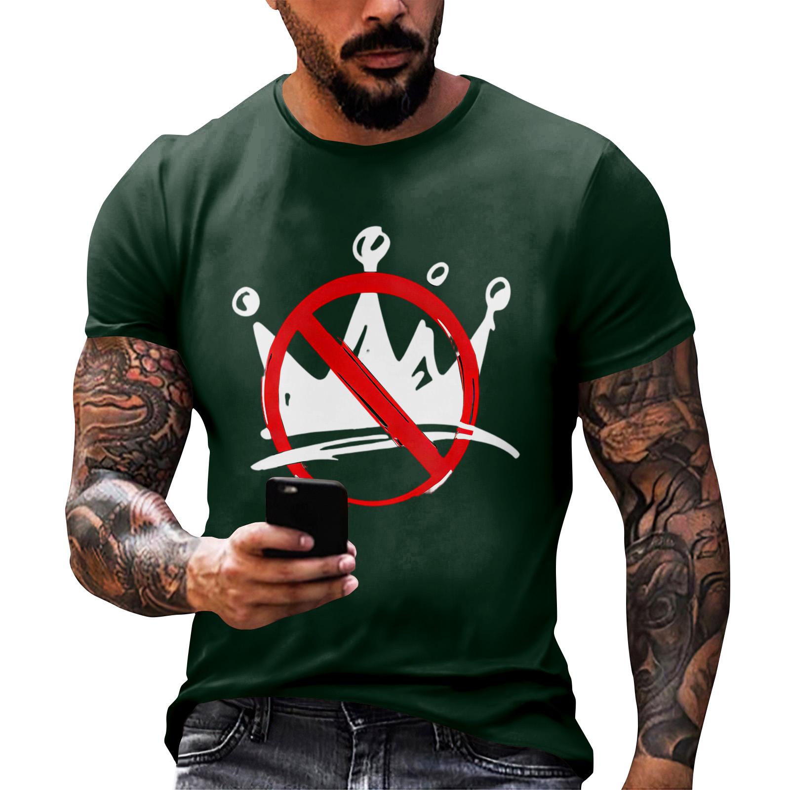 

Мужская футболка с коротким рукавом и принтом американской политической тематики XXL