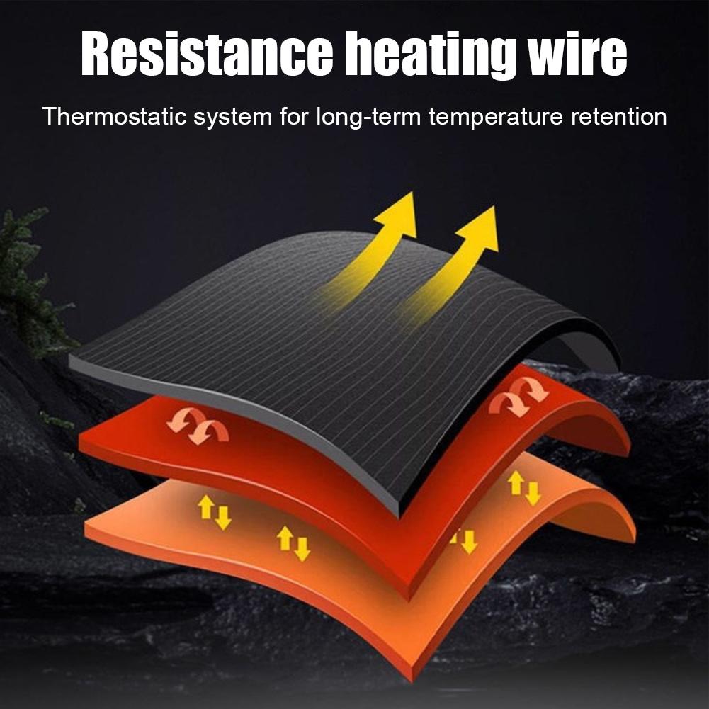 Motorcycle Heated Seat Warming Pad Motorbike Scooter Heating Pad Motorcycle Heated Seat Cushion For Dirt Bike ATV Snowmobile