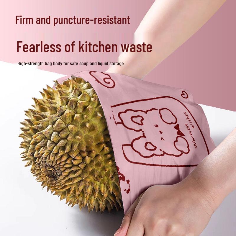 Extra Thick Drawstring Trash Bags - Durable, Tear-Resistant for Kitchen and Home
