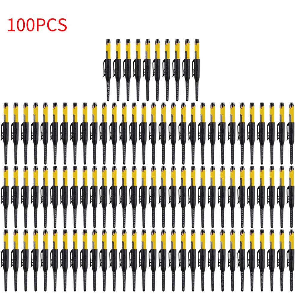 45mm Waterproof Deep Hole Marker Pens Long Nib Head Carpenter Pen Multi-purpose athroom Woodworking Long Head Carpenter Pen